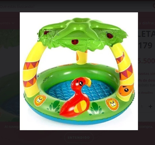 Pileta Inflable Redonda Bestway De 99 X 71cm 26l Multicolor