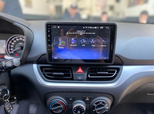 Imagem 5 de 10 de Kit Central Multimidia Hyundai Hb20 Hb20s Hb20x Tv Gps Dvd