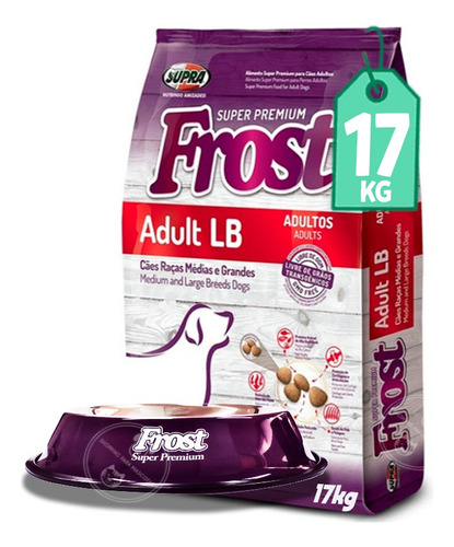 Alimento Perro Frost Adulto Raza Grande 15+2kg