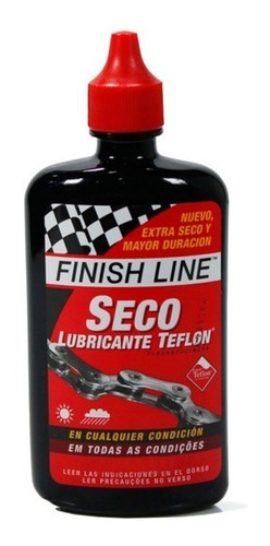 Aceite Lubricante Bicicleta Finish Line Seco (60ml) - Racer Bikes