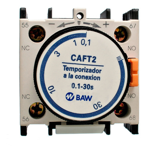 Temporizador Para Contactor 0.1 A 30 Segundos Nc Na Baw