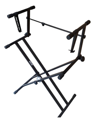 Atril Pedestal Ajustable Para Dos Teclados
