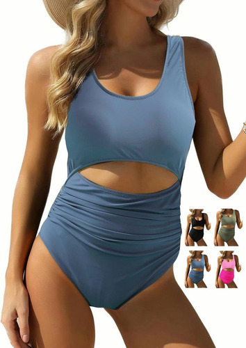 Traje De Baño De Una Pieza Para Mujer Monokini Dama Bikini