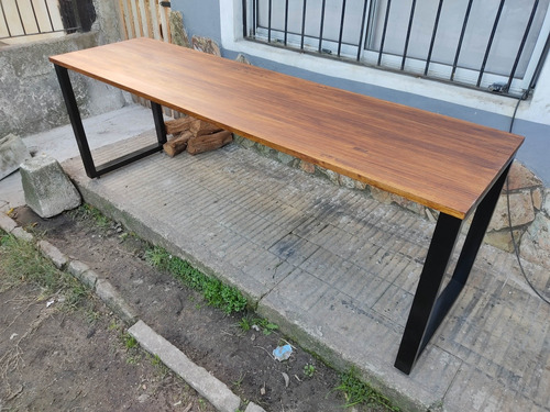 Mesa Estilo Industrial. Escritoiohierroymaderagp 