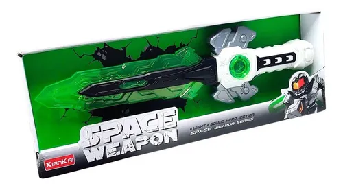 Espada Espacial Con Luz Y Sonido A Pila 48cm Space Weapon