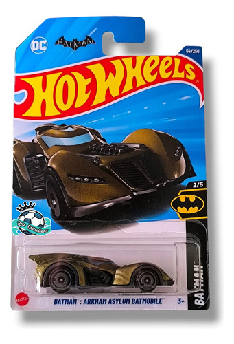 Hot Wheels Batman Arkham Asylum Batmobile 2/5 Caja C 2025 Color Marrón Oscuro