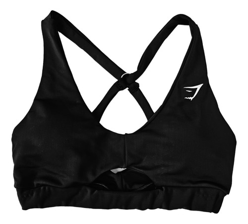 Top Deportivo Gym Sharkk Tirante Argolla Dama Fit Negro Rosa