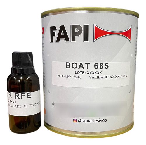 Cola Para Bote Inflável Hypalon Boat 685 750g + Cat