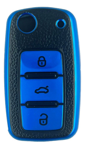  Funda Protector Tpu Control Llave Navaja Volkswagen 3 Botón