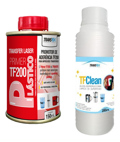 Transfer Laser Primer Plástico Tf200 + Tf Clean Limpador