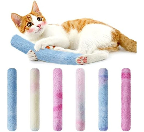 Mewtogo 6 Piezas Cat Kicker Toys - 3 Colores Kitty Kick Stic