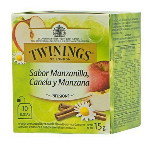 Té Twinings - Manzanilla, Canela Y Manzana