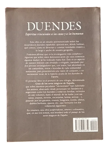 Libro Duendes Guia De Seres Mágicos De España (Usado)