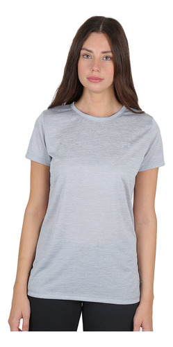 Remera Entrenamiento Under Armour Tech Twist Mujer En Gris |