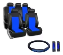 Comprar Kit Tuning Funda Cubre Asiento Cubre Vol Cub Cinturon Azul