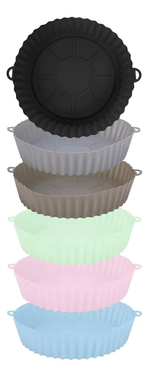 Forro Cesto Para Airfryer Silicone Antiaderente Sortida