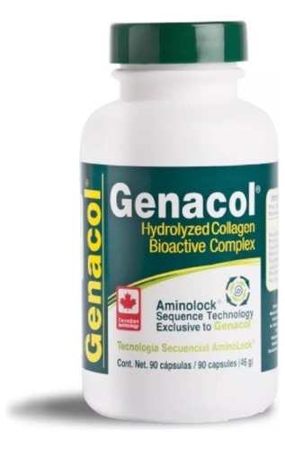 Colageno Genacol (90 Capsulas) Sabor Sin Sabor