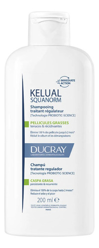 Ducray Squanorm Shampoo Caspa Grasa 200ml