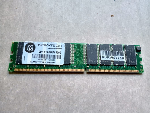 Memoria Ram Novatech 512 Mb Pc3200 Precio Unitario