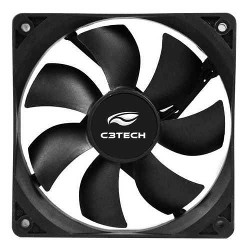 Cooler Fan C3 Tech Storm F7-50bk 80 X 80 X 25 Mm