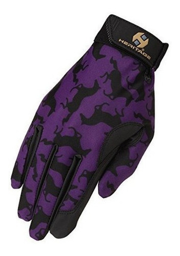 Guantes De  Talla 5 Con Diseño De  Galope