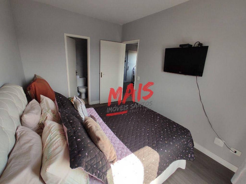 Imagem 14 de 26 de Apartamento Triplex Com 3 Dormitórios À Venda, 135 M² Por R$ 550.000 - Estuário - Santos/sp - Ap6279