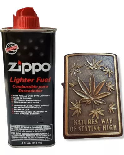 Kit Zippo/ Gasolina Y Encendedor Tipo Zippo