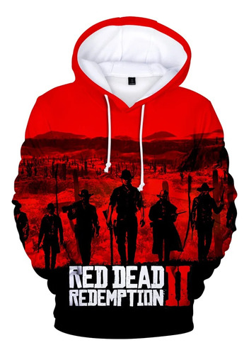 Sudadera Con Capucha Y Estampado 3d De Red Dead Redemption 2