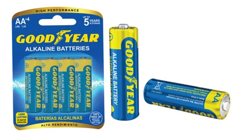 Pilas Aa 4 Unidades Goodyear