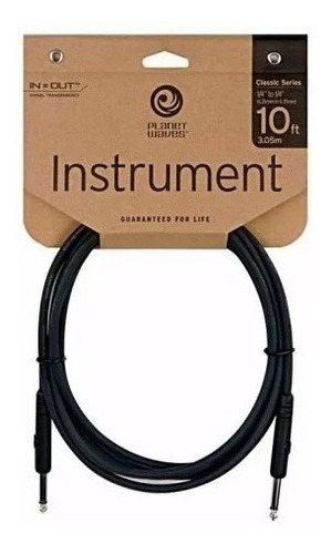 Cable Instrumento Planet Waves 3m Pw-cgt-10 Confirma Exist)