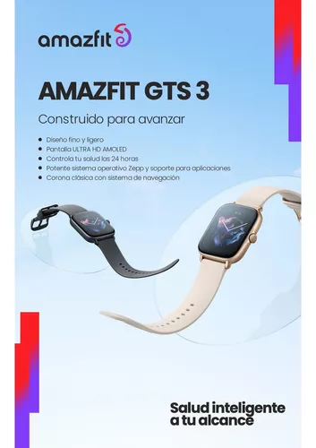 Smartwatch Amazfit GTS 3 1.75 caja de aleación de aluminio ivory