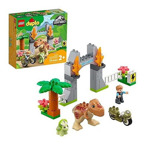 Lego Duplo Jurassic World T. Rex Y Triceratops Dinosaur