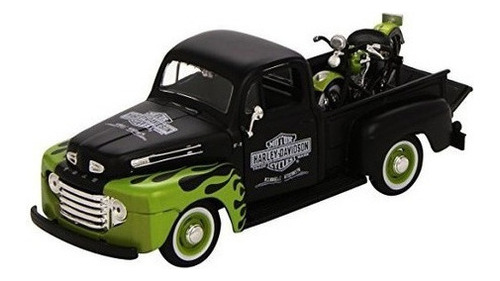 Maisto 124 Scale 1948 Ford F1 Pickup Y Harley Davidson 1948