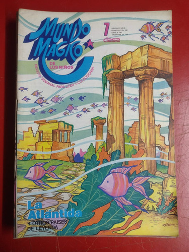 Revista Mundo Magico De Los Niños 7 La Atlantida 1984 (Usado)
