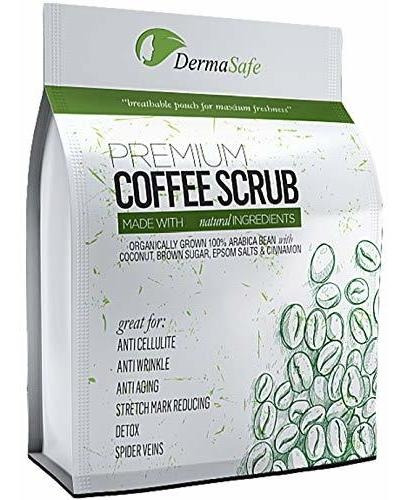 Dermasafe Natural Arabic Coffee Scrub For Body Exfoliation,