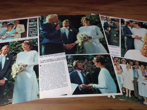 (x172) Rebecca Gilling * Clippings Revista 3 Pgs * 1985 (Usado)