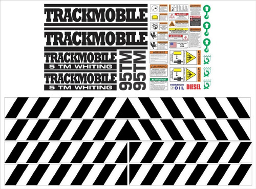 Kit De Calcomanías Para Trackmobile 95mt