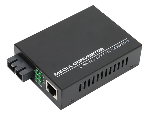- Convertidor De Medios De Fibra Dual Sc Gigabit Fast