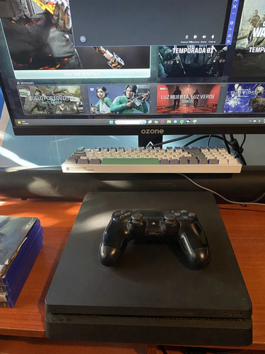 Consola Playstation 4 Slim 1tb Con 6 Juegos Negro (Usado)