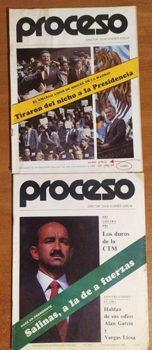 2 Revistas Proceso 1988 Salinas 