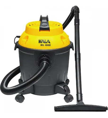 Aspirador Kala Po E Agua Tambor 18 Litros 1400w Kit Completo Cor Amarelo 110V