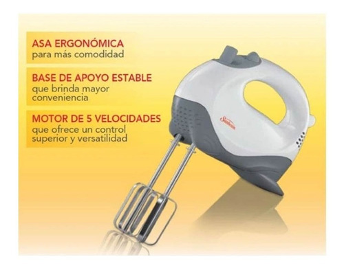 Batidora De Mano Oster Fpsbhm4000 5 Velocidades