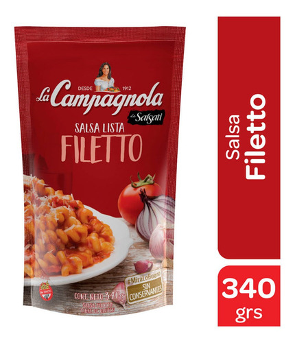 Salsa Filetto La Campagnola X 340 Gr