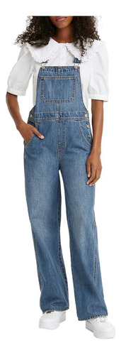Overol Levis T3 Utility Slouchy Denim Para Mujer Original Azul Xl