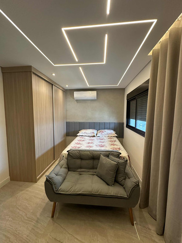 Apartamento Studio 28 Metros Mobiliado Completo À 100mts Metrô Brooklin