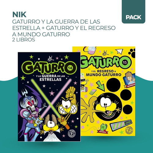 Gaturro 14 Y 15 - 2 Libros - Nick