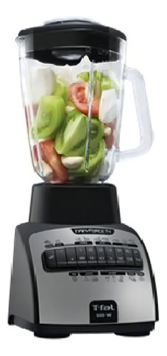 Set Licuadora Vaso Vidrio 14 Vel Y Sarten Tefal Ln8148mxm6 Color Negro