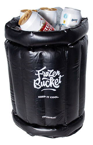 Frapera Inflable Frozen Bag Bucket Mini Hielera Botella Lata