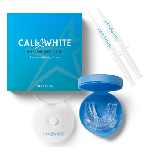 Kit Blanqueador De Dientes Cali White Con Luz Led