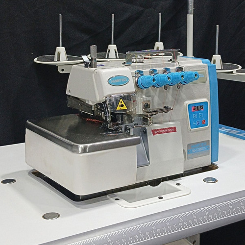 Envio Gratis Overlock 5 Hilos Industrial Motor Bajo Consumo Blanco